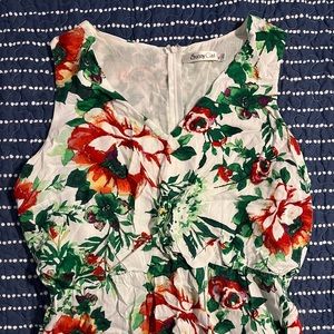 NWOT ModCloth floral sleeveless dress